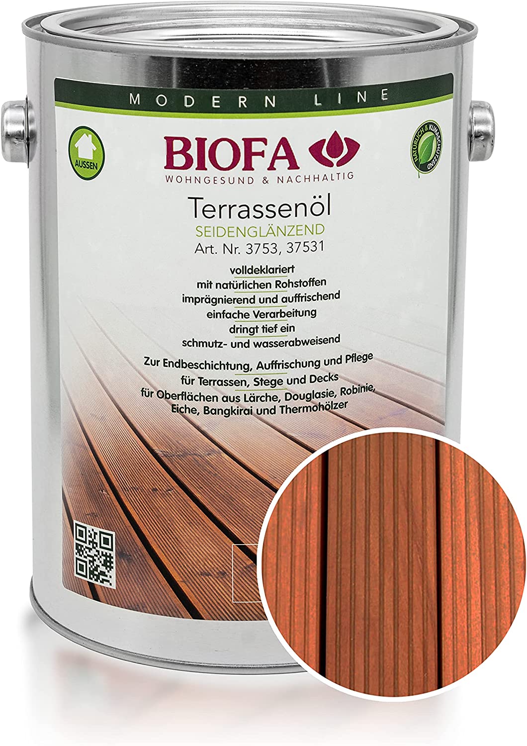 BIOFA Terrassenöl Bangkirai 2,5l