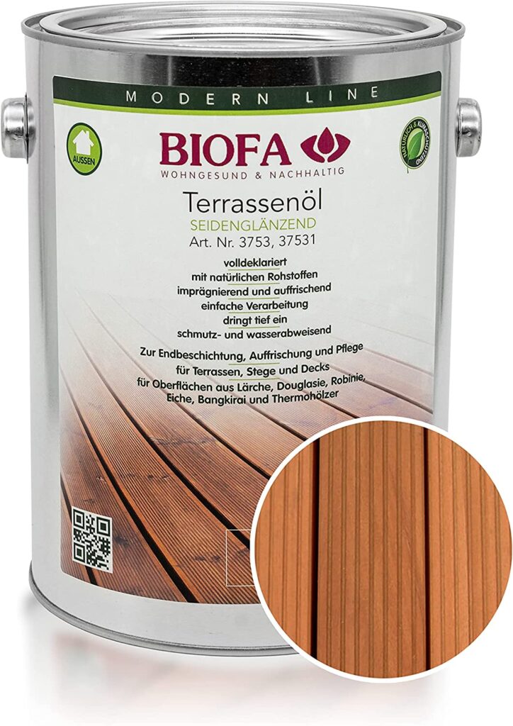 BIOFA Terrassenöl Teak 2,5l